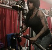 Mom of 10 Monique GATA Dupree with fitness update posts